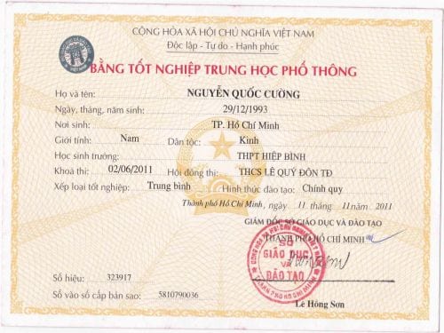 Dịch Vụ Làm Bằng Cấp 3 Tại Hà Nội Uy Tín Và Nhanh Chóng