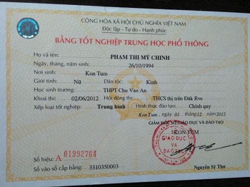 Dịch Vụ Làm Bằng Cấp 3 Tại Hà Nội Uy Tín Và Nhanh Chóng