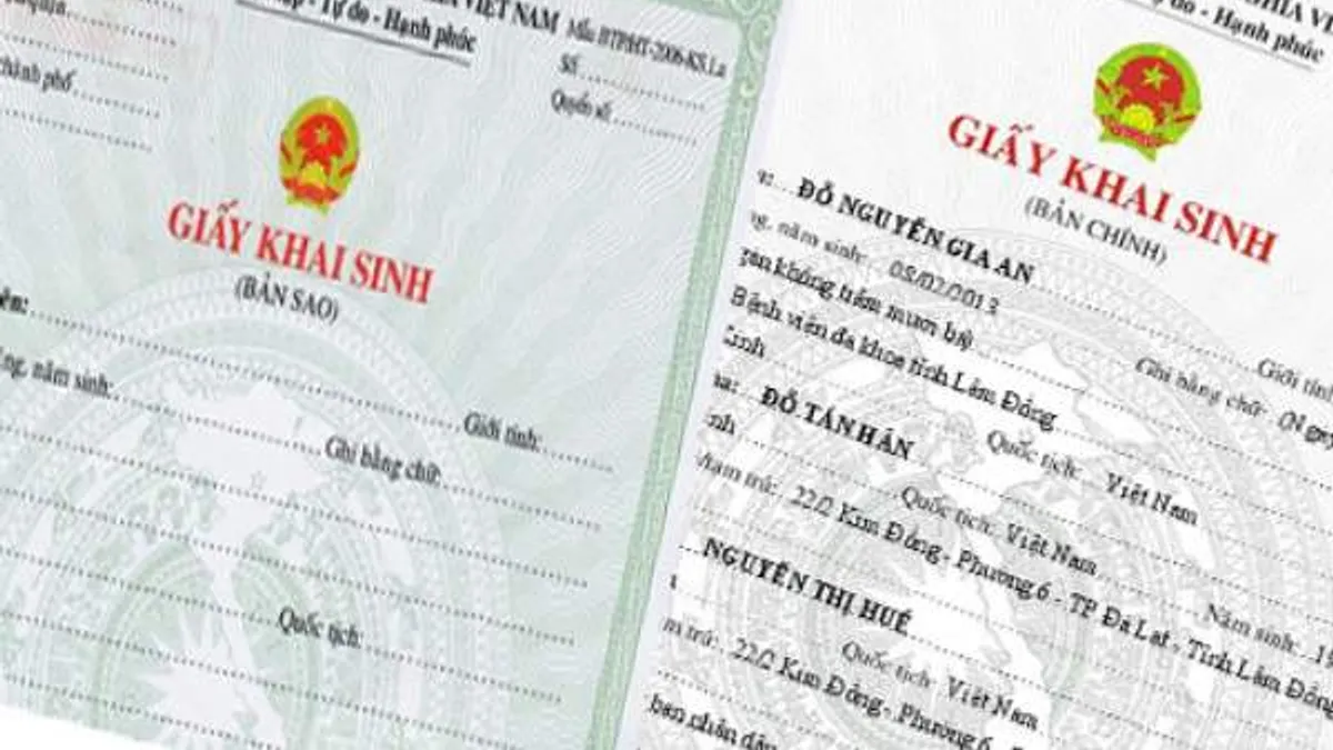 Làm Giấy Khai Sinh Giả Đảm Bảo Sử Dụng Được Toàn Quốc