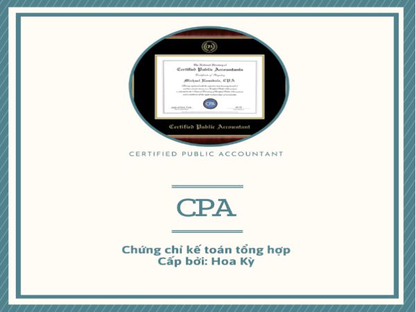 Chứng chỉ CPA (Certified Public Accountant)