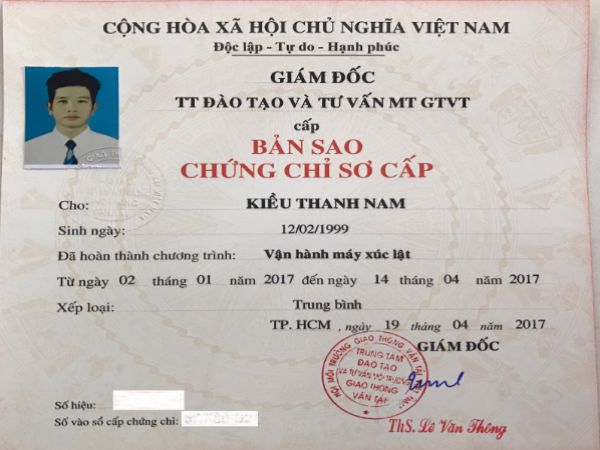 Những điều bạn cần biết về chứng chỉ máy xúc