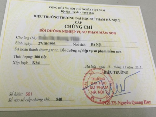 Những lý do cần phải có chứng chỉ sư phạm