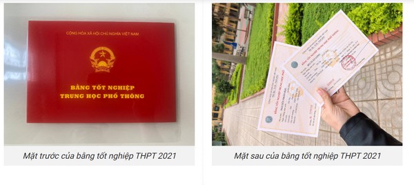 Các mẫu bằng cấp 3 tại Thanh Hóa