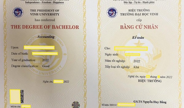 Làm bằng đại học tại Vinh cần chuẩn bị những gì?